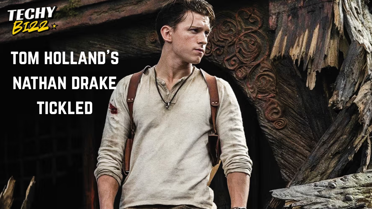 tom holland's nathan drake tickled