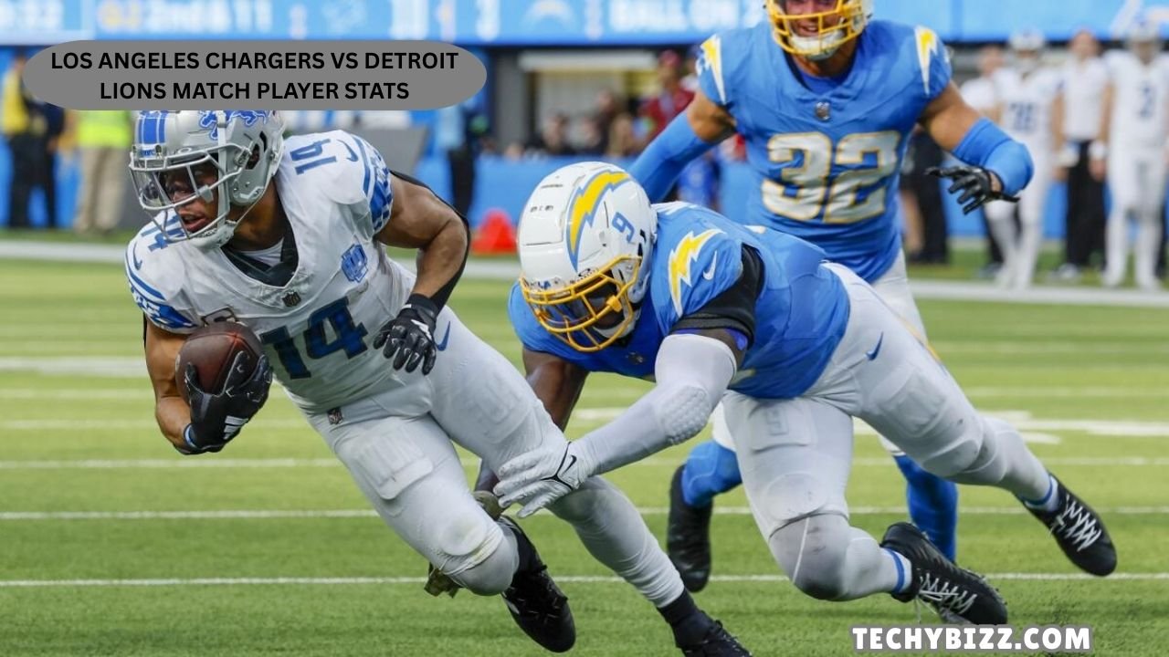 Los Angeles Chargers vs Detroit Lions Match Player Stats