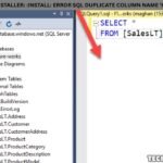 Warning JInstaller: :Install: Error SQL Duplicate Column Name 'head_script'